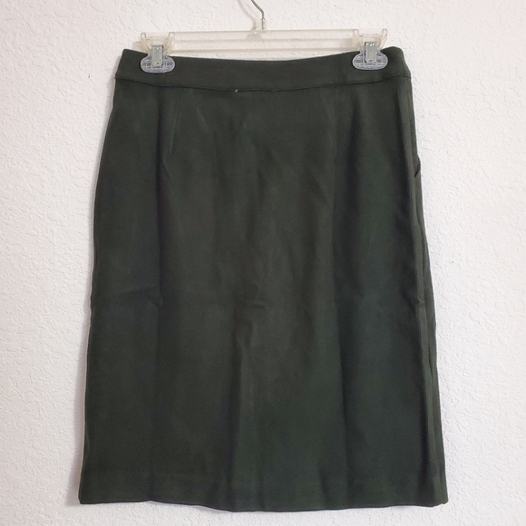 Skies are Blue green corduroy skirt - Picture 2 of 6